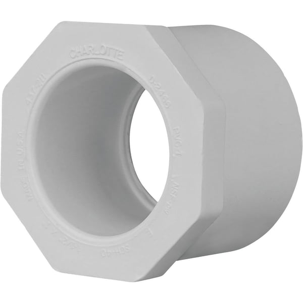 Charlotte Pipe And Foundry 1-1/2 In. SPG x 1 In. Slip Schedule 40 PVC Bushing PVC 02107 1150HA - main